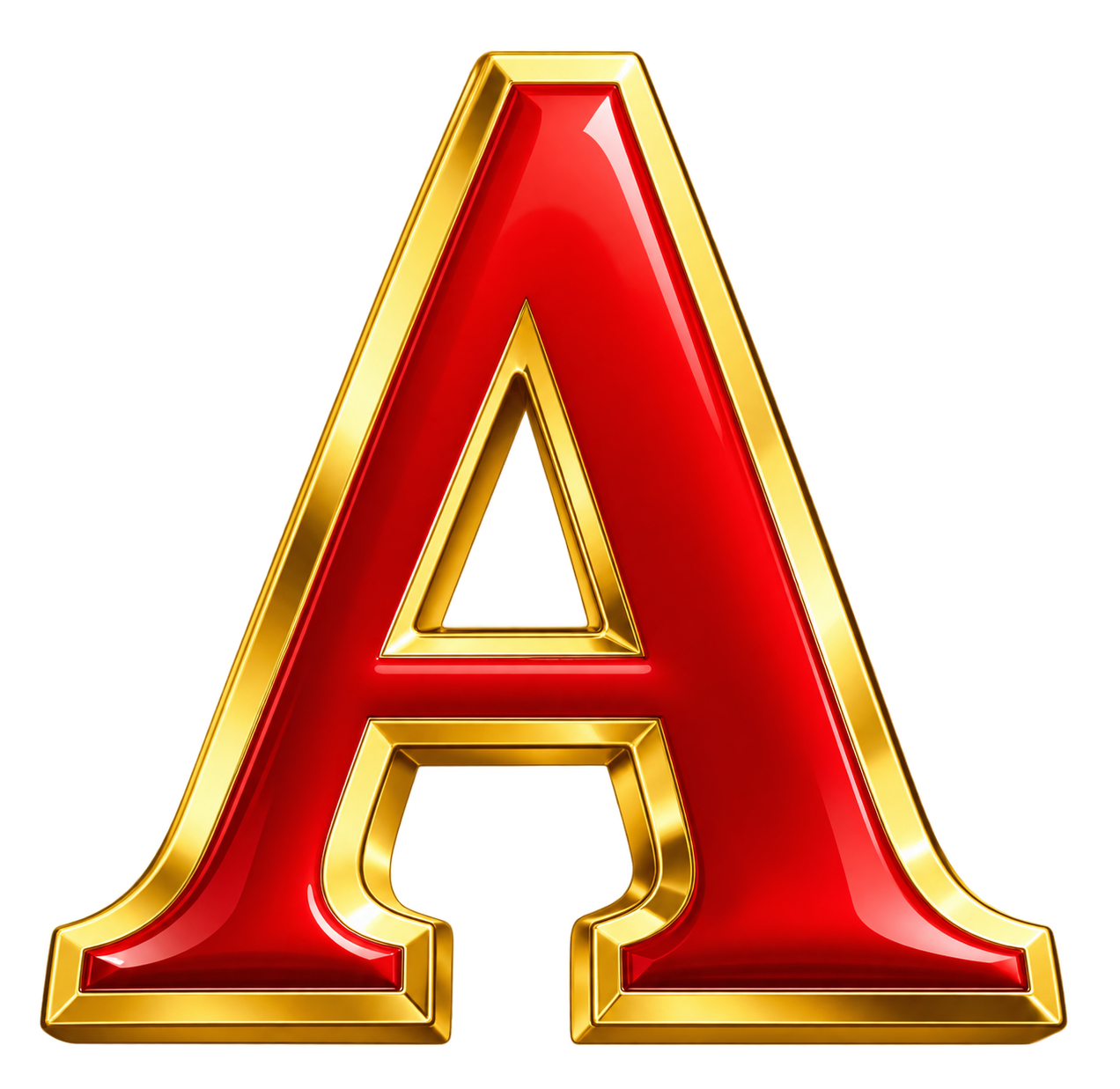 Letter A PNG Cutout - High Quality Transparent Asset
